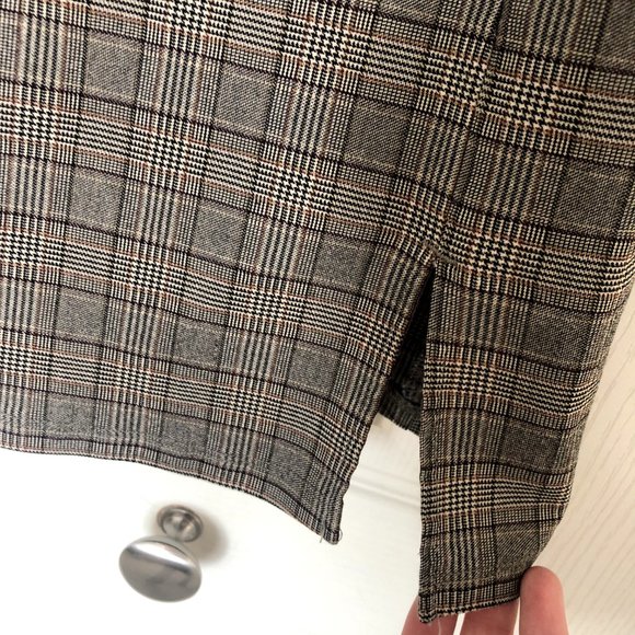 Garage Plaid Mini Dress Size L - Picture 6 of 6